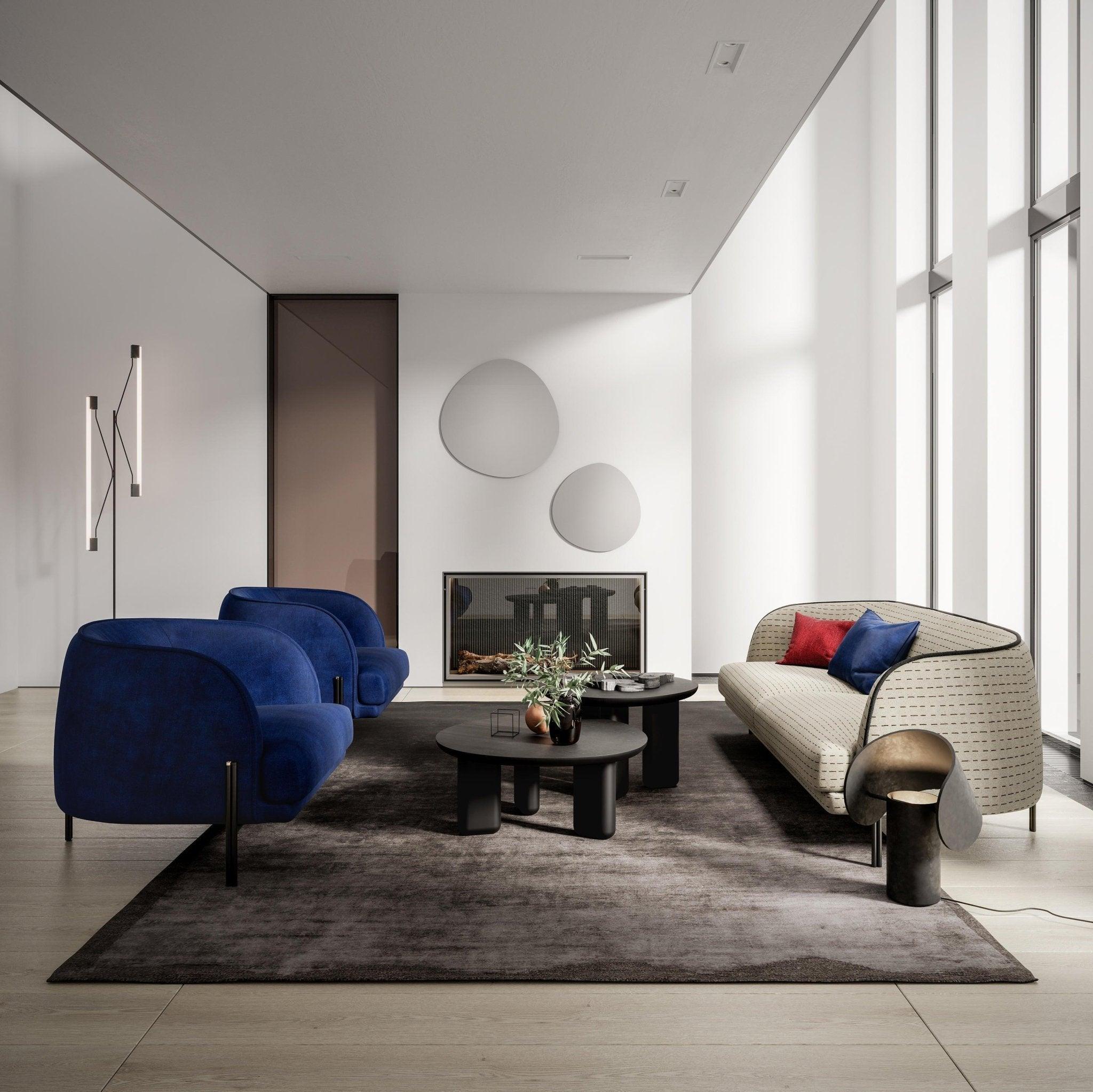 Fotel CAILLOU niebieski Liu Jo Living Eye on Design