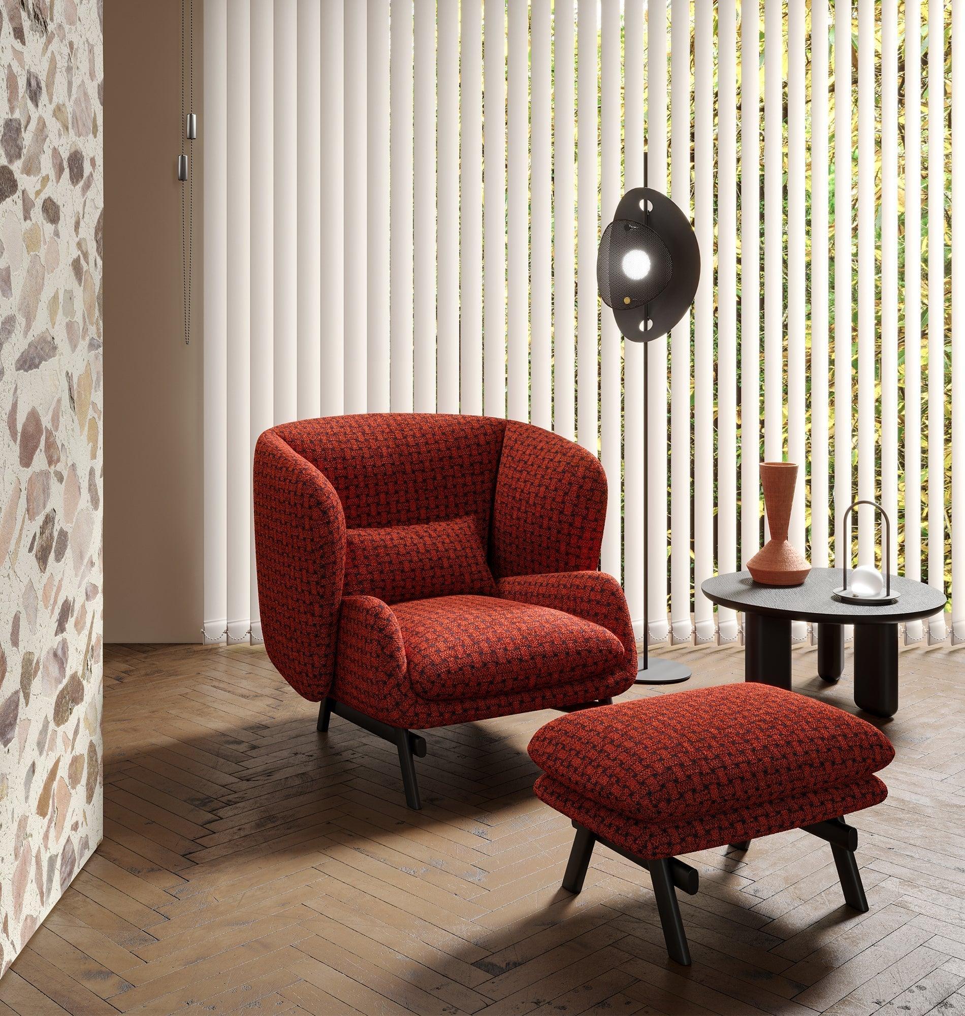 Fotel COQUILLE fioletowy Liu Jo Living Eye on Design