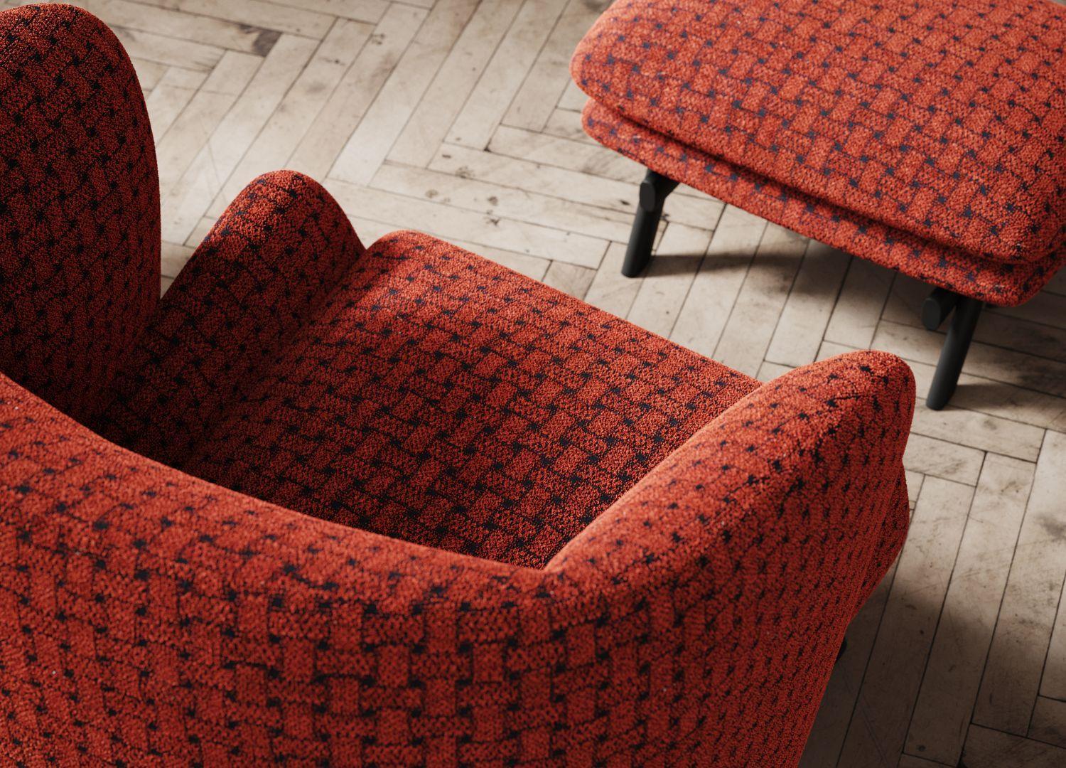 Fotel COQUILLE fioletowy Liu Jo Living Eye on Design