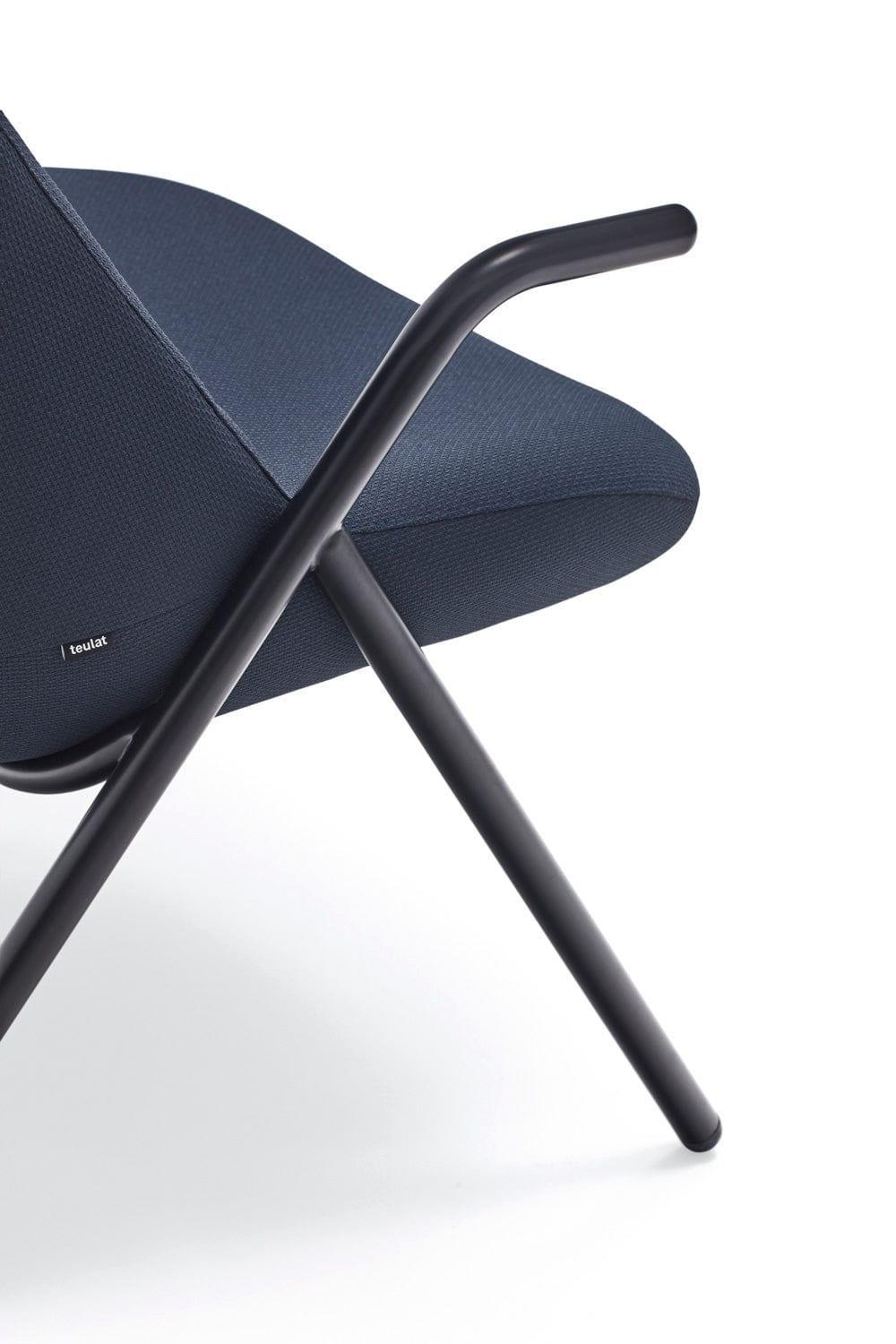 Fotel DINS wysoki ciemnoniebieski Teulat Eye on Design