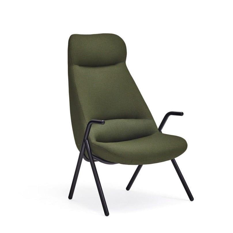 Fotel DINS wysoki ciemnozielony Teulat Eye on Design