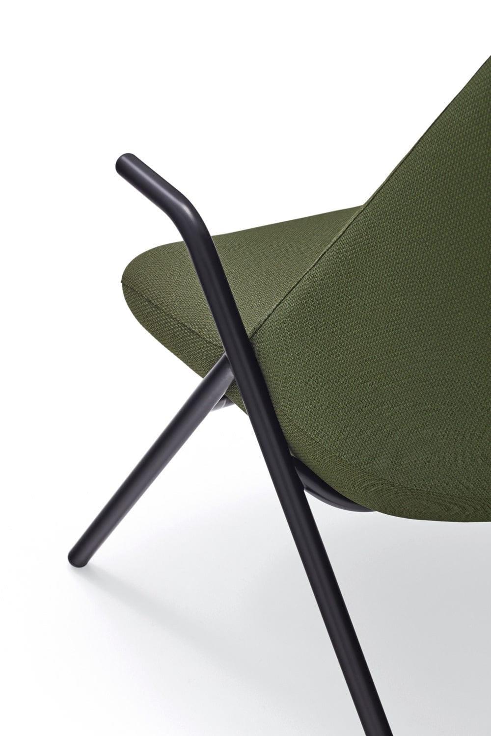 Fotel DINS wysoki ciemnozielony Teulat Eye on Design