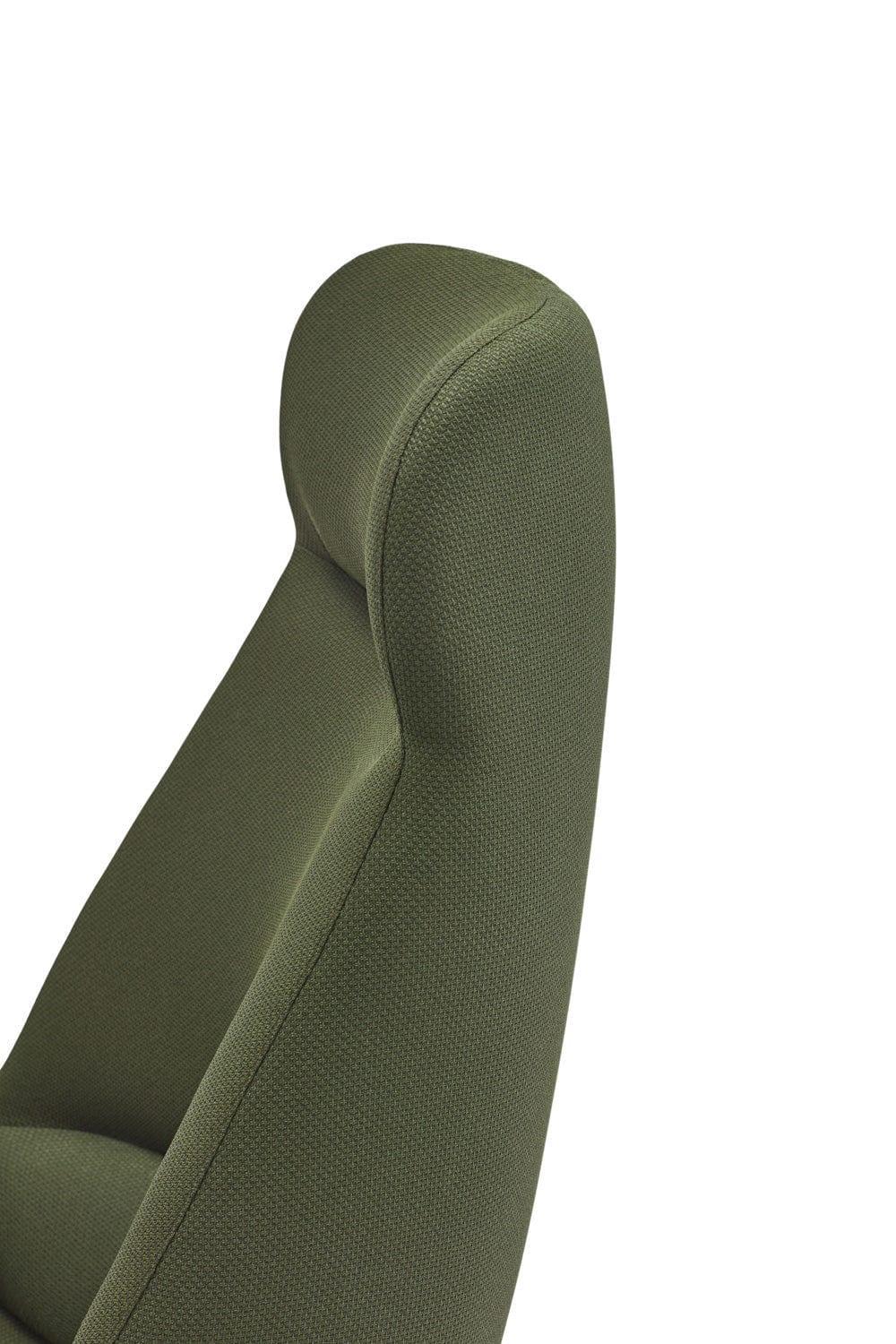 Fotel DINS wysoki ciemnozielony Teulat Eye on Design