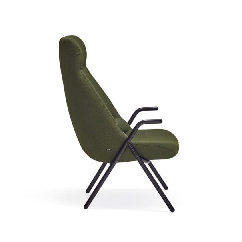Fotel DINS wysoki ciemnozielony Teulat Eye on Design
