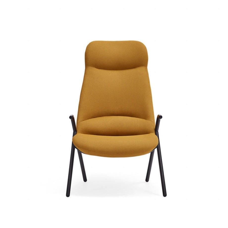 Fotel DINS wysoki musztardowy Teulat Eye on Design