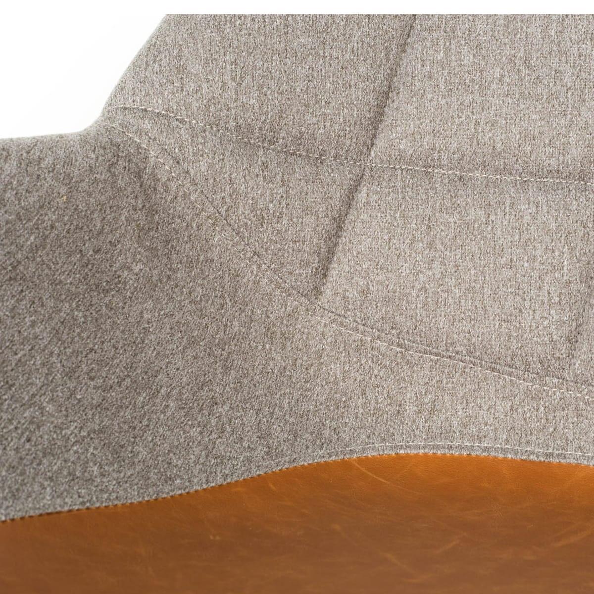 Fotel DOULTON LOUNGE brązowy Zuiver Eye on Design