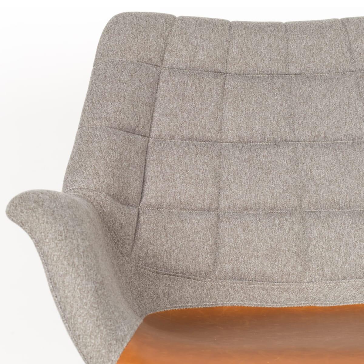Fotel DOULTON LOUNGE brązowy Zuiver Eye on Design
