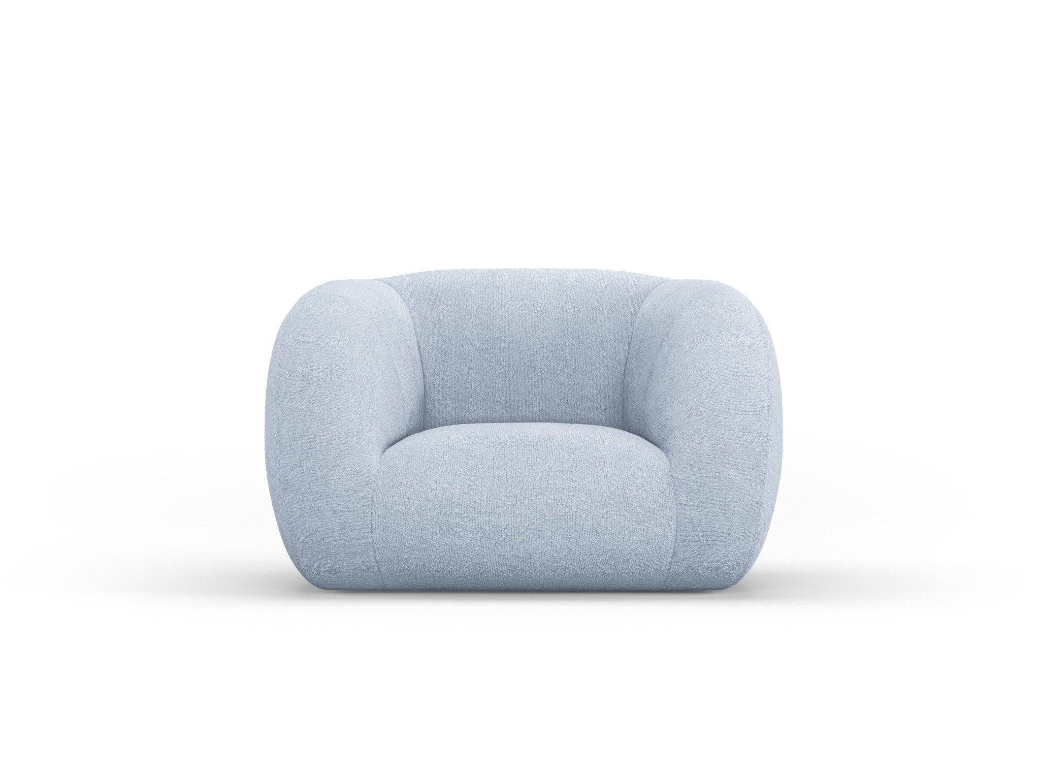 Fotel ESSEN jasnoniebieski boucle Cosmopolitan Design Eye on Design