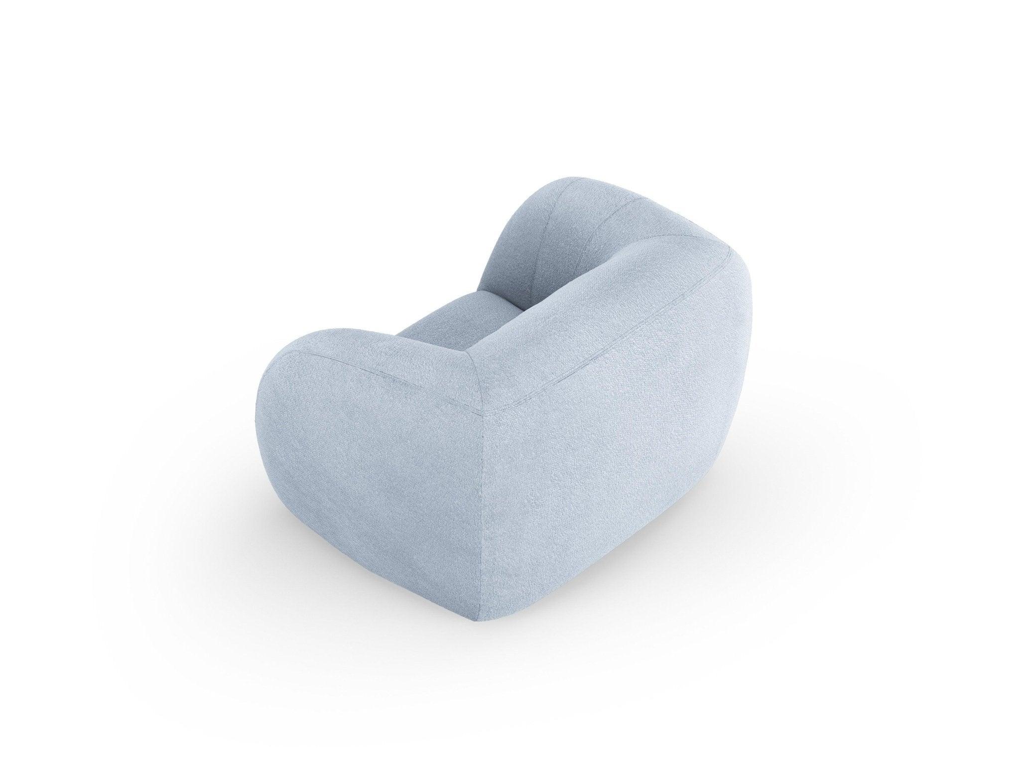 Fotel ESSEN jasnoniebieski boucle Cosmopolitan Design Eye on Design