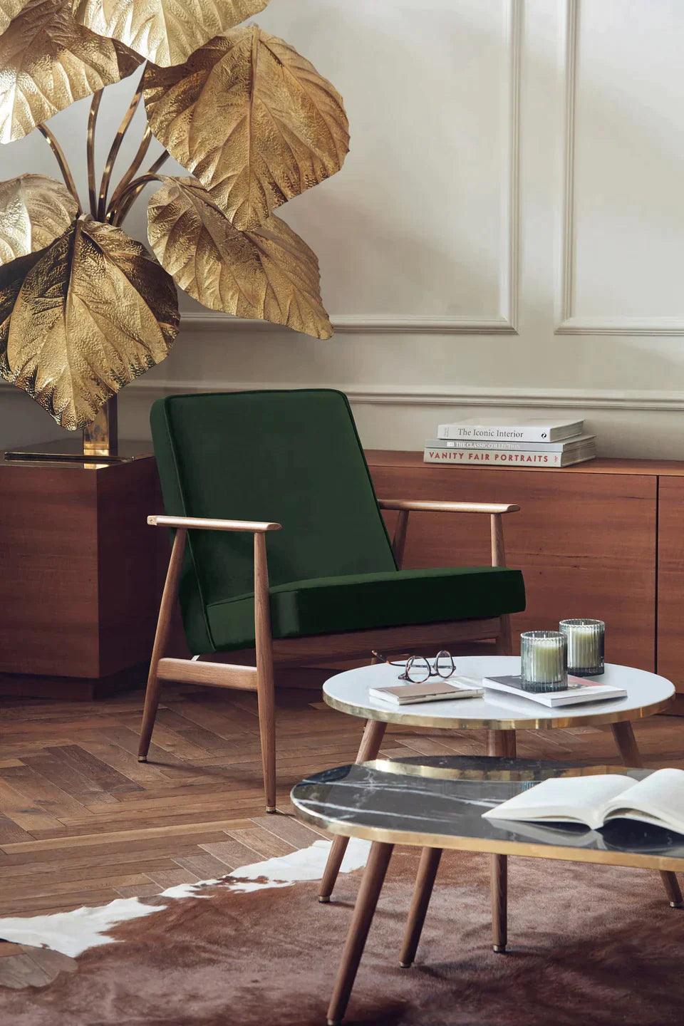 Fotel FOX beżowy w tkaninie Cord Creme 366 concept Eye on Design