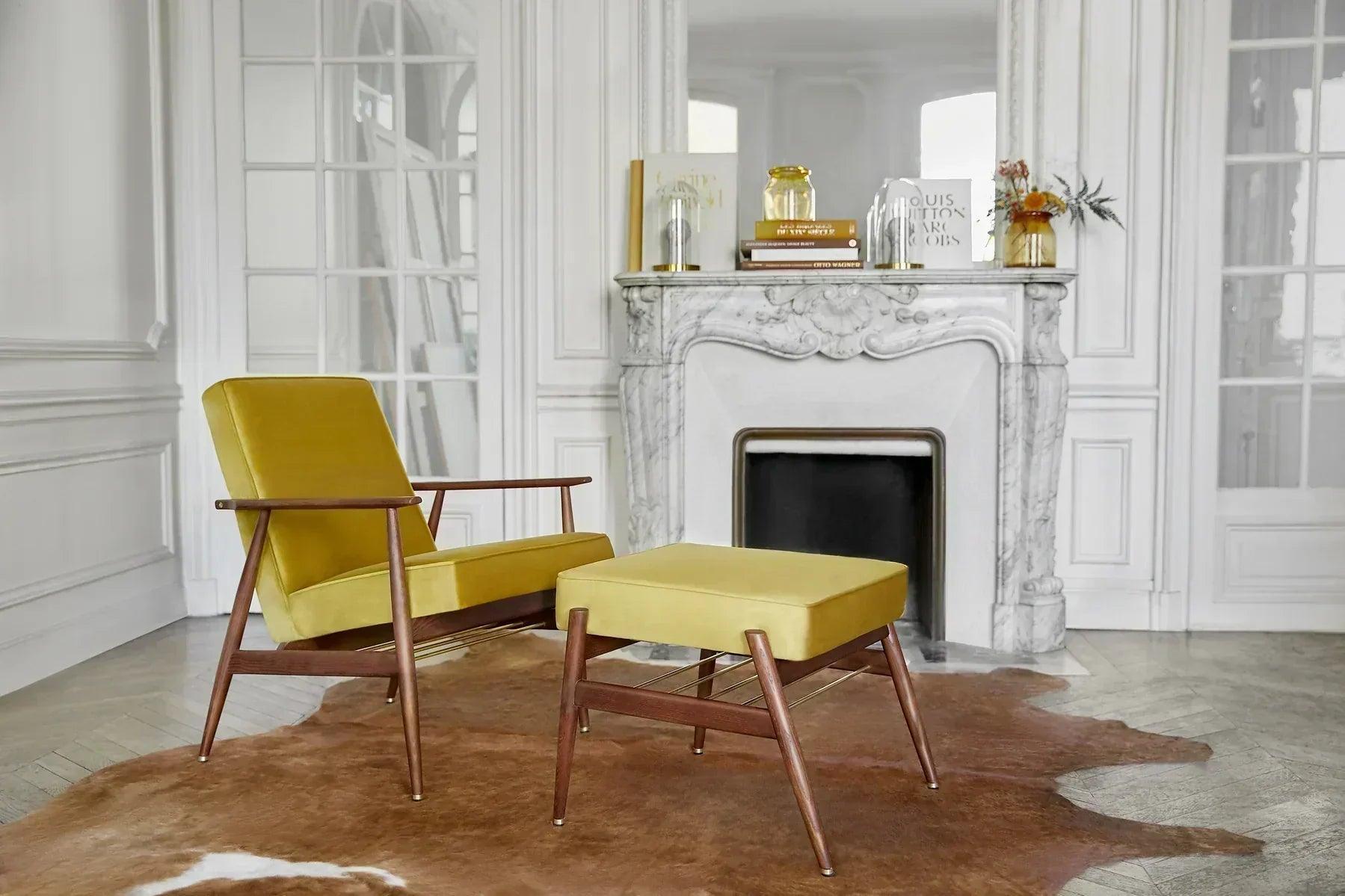 Fotel FOX beżowy w tkaninie Cord Creme 366 concept Eye on Design