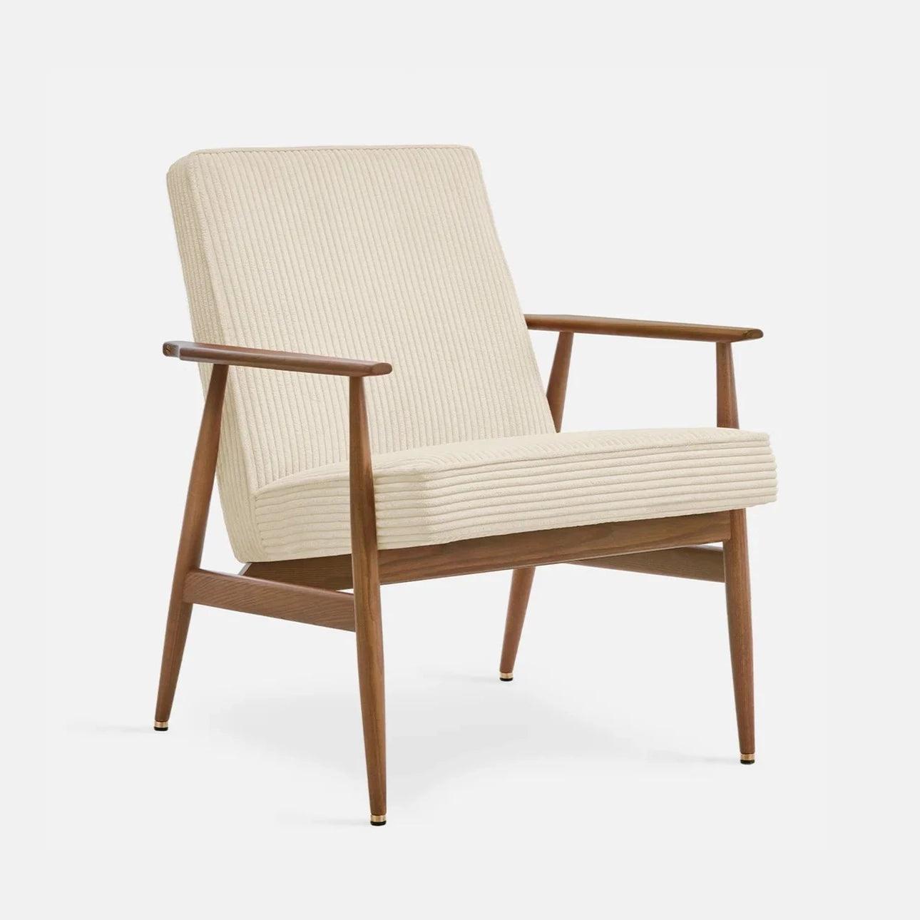Fotel FOX beżowy w tkaninie Cord Creme 366 concept Eye on Design