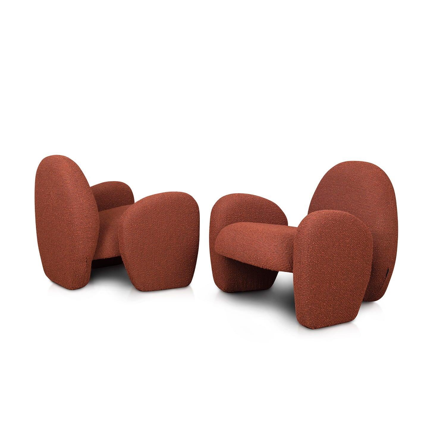 Fotel FULU boucle Nobonobo Eye on Design