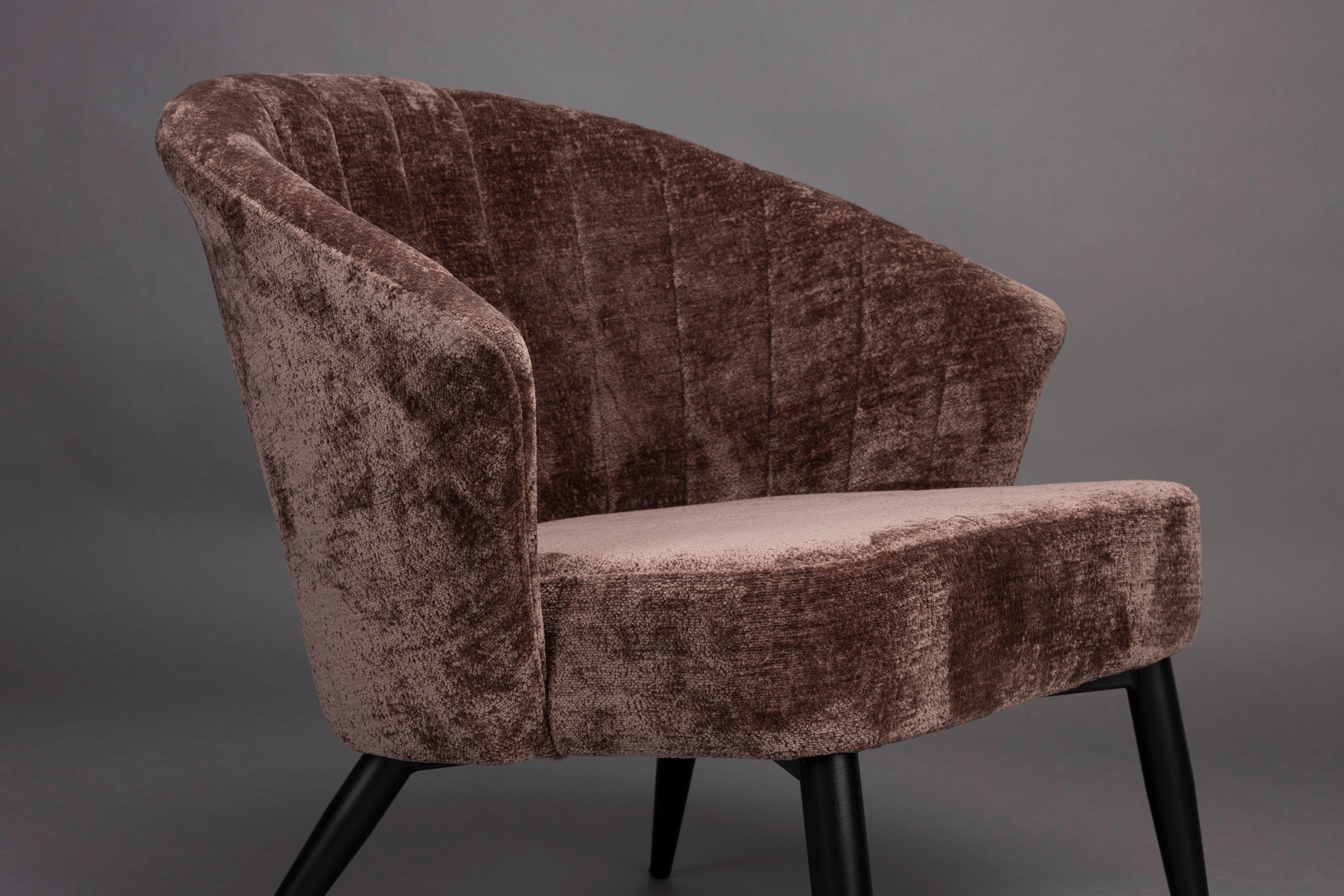 Georgia Chair Lounge Purple Dutchbone Eye on Design