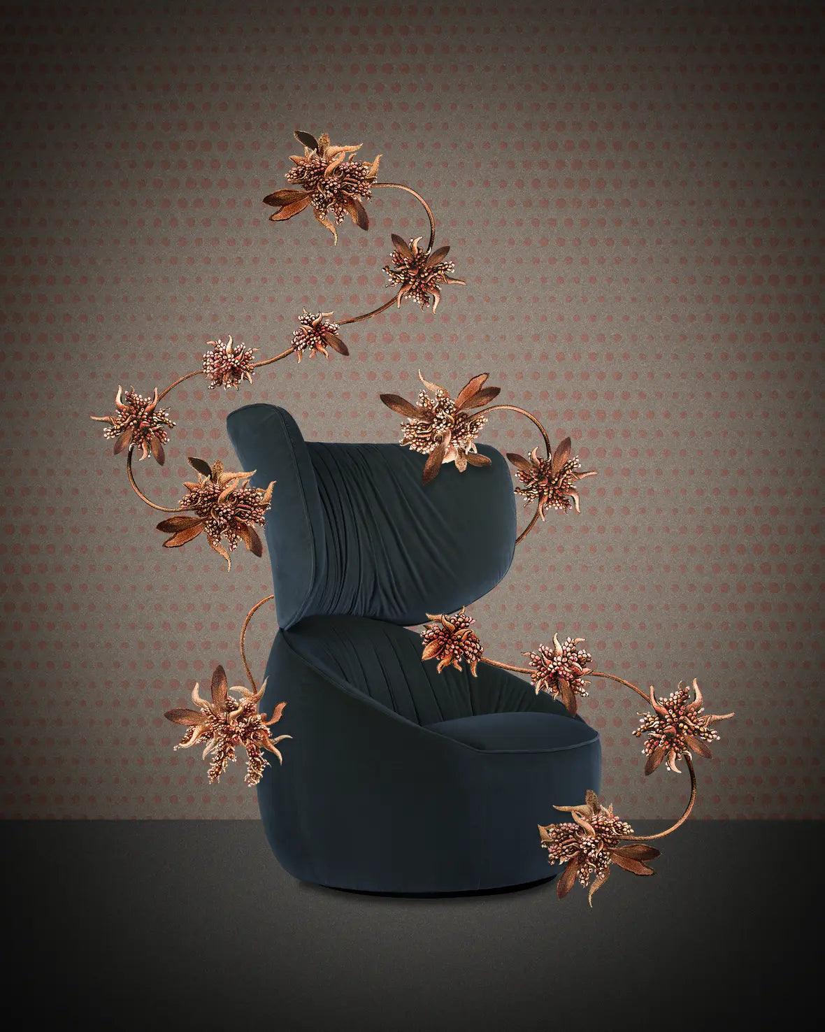 Fotel HANA WINGBACK tapicerowany Moooi Eye on Design