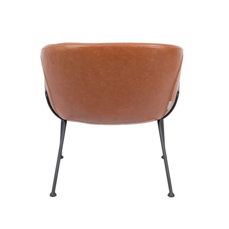 Fotel lounge FESTON brązowy Zuiver Eye on Design