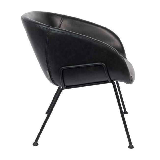 Fotel lounge FESTON czarny Zuiver Eye on Design