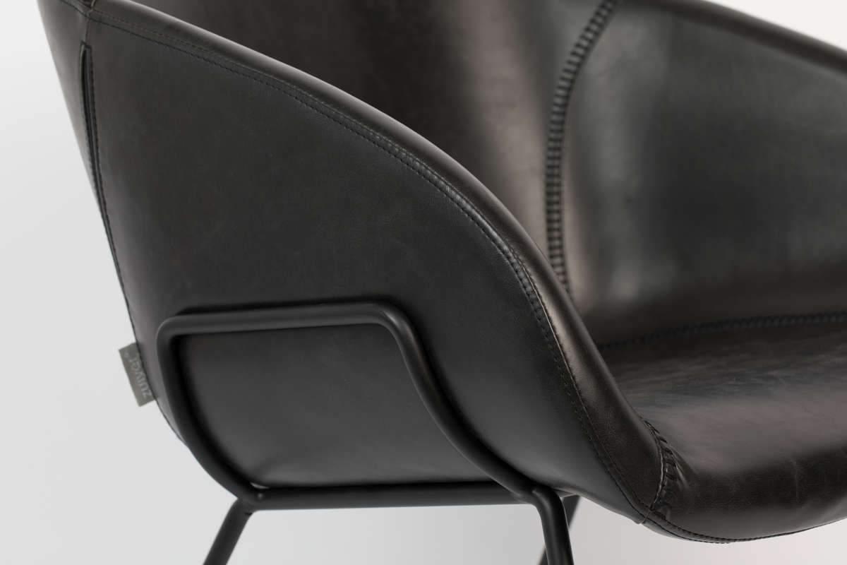Fotel lounge FESTON czarny Zuiver Eye on Design