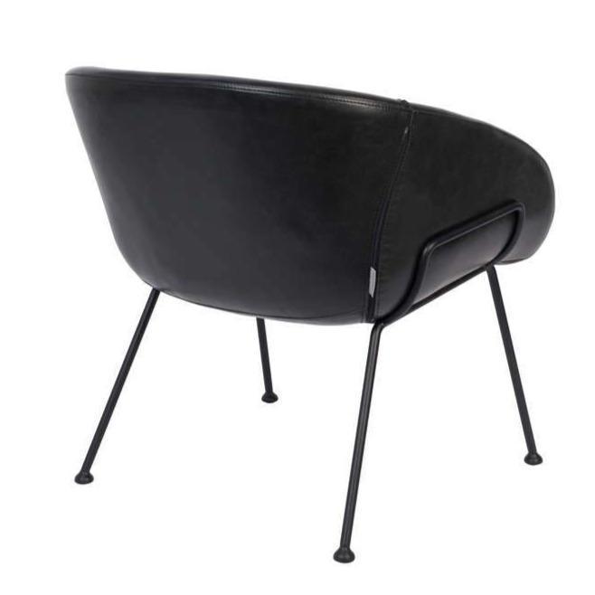 Fotel lounge FESTON czarny Zuiver Eye on Design