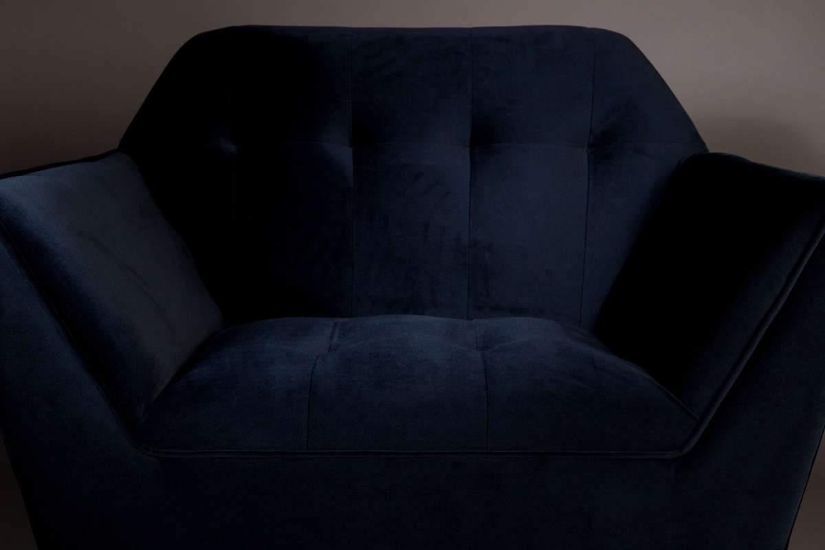 Fotel lounge KATE granatowy Dutchbone Eye on Design
