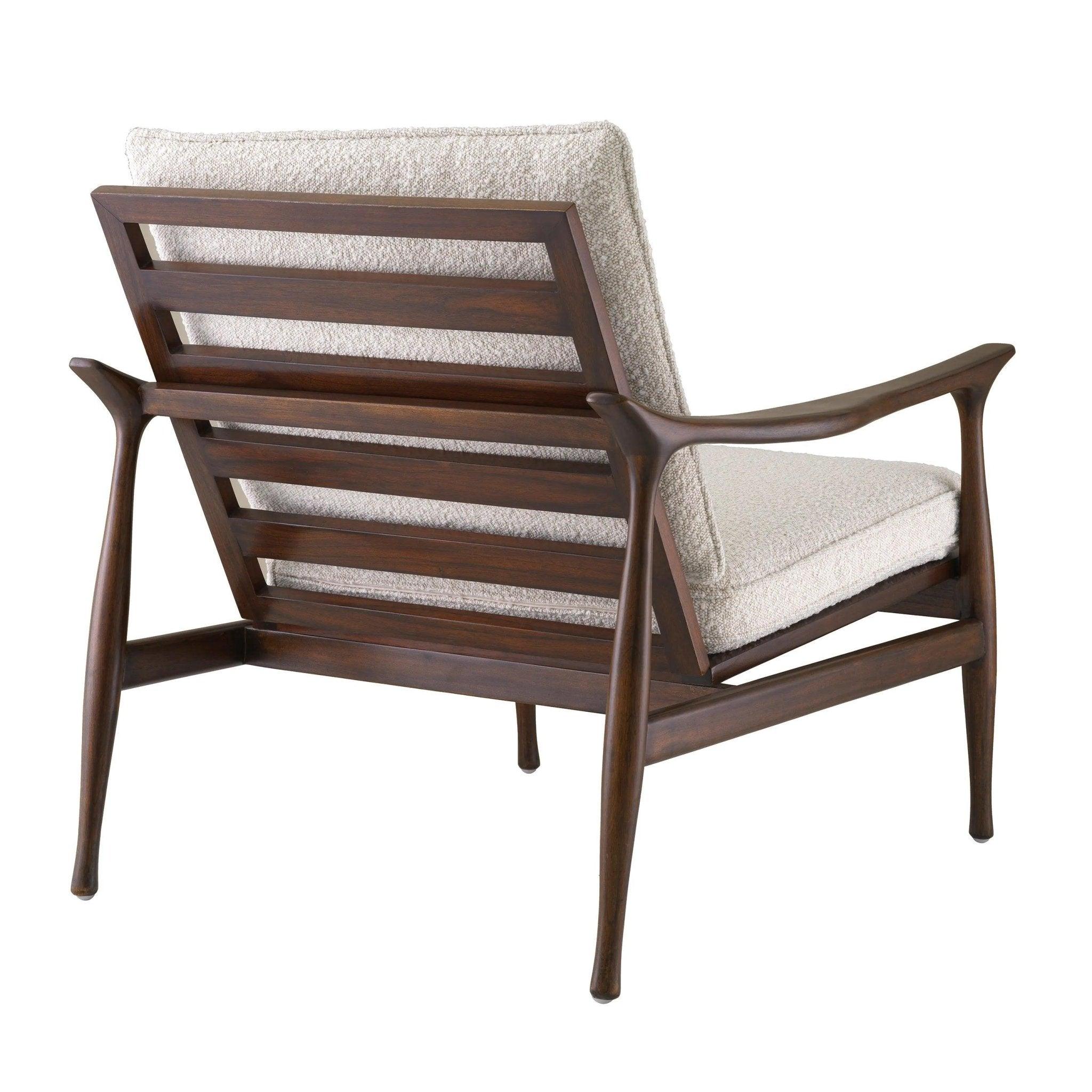Fotel MANZO kremowy boucle Eichholtz Eye on Design