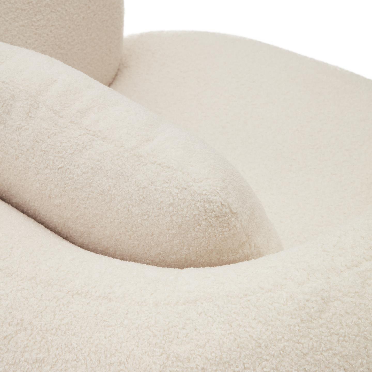 Fotel MARTINA baranek écru La Forma Eye on Design