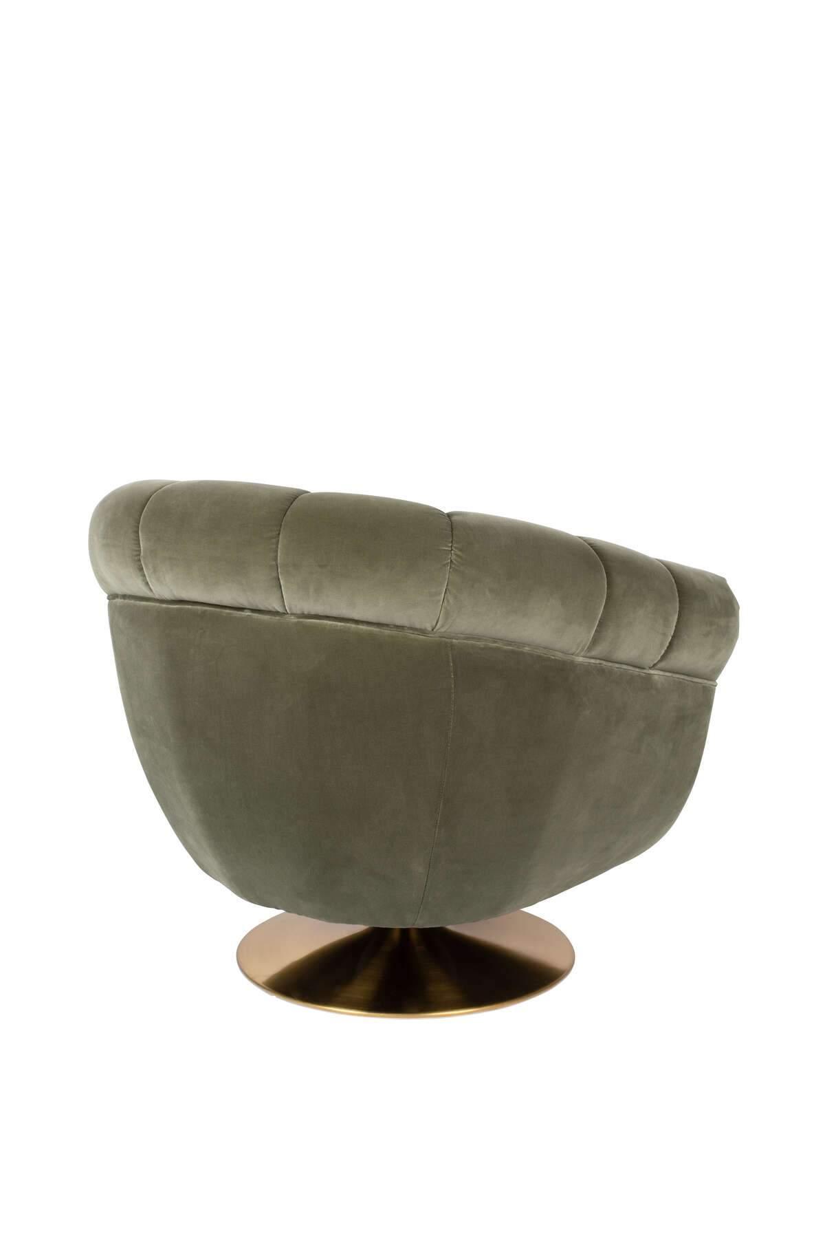 Fotel MEMBER oliwkowy zielony Dutchbone Eye on Design