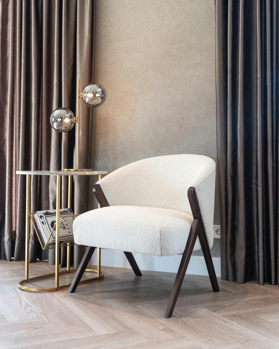 Fotel MIA biały bouclé Richmond Interiors Eye on Design