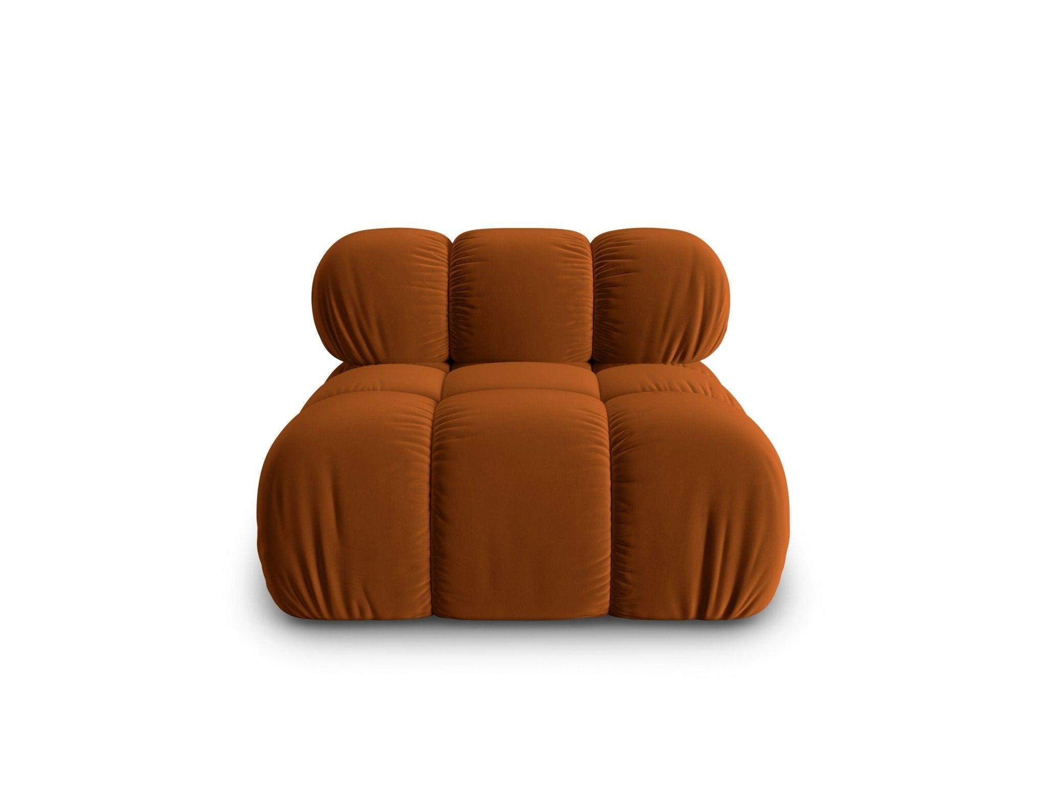 Fotel / moduł aksamitny TROPEA terracotta Milo Casa Eye on Design