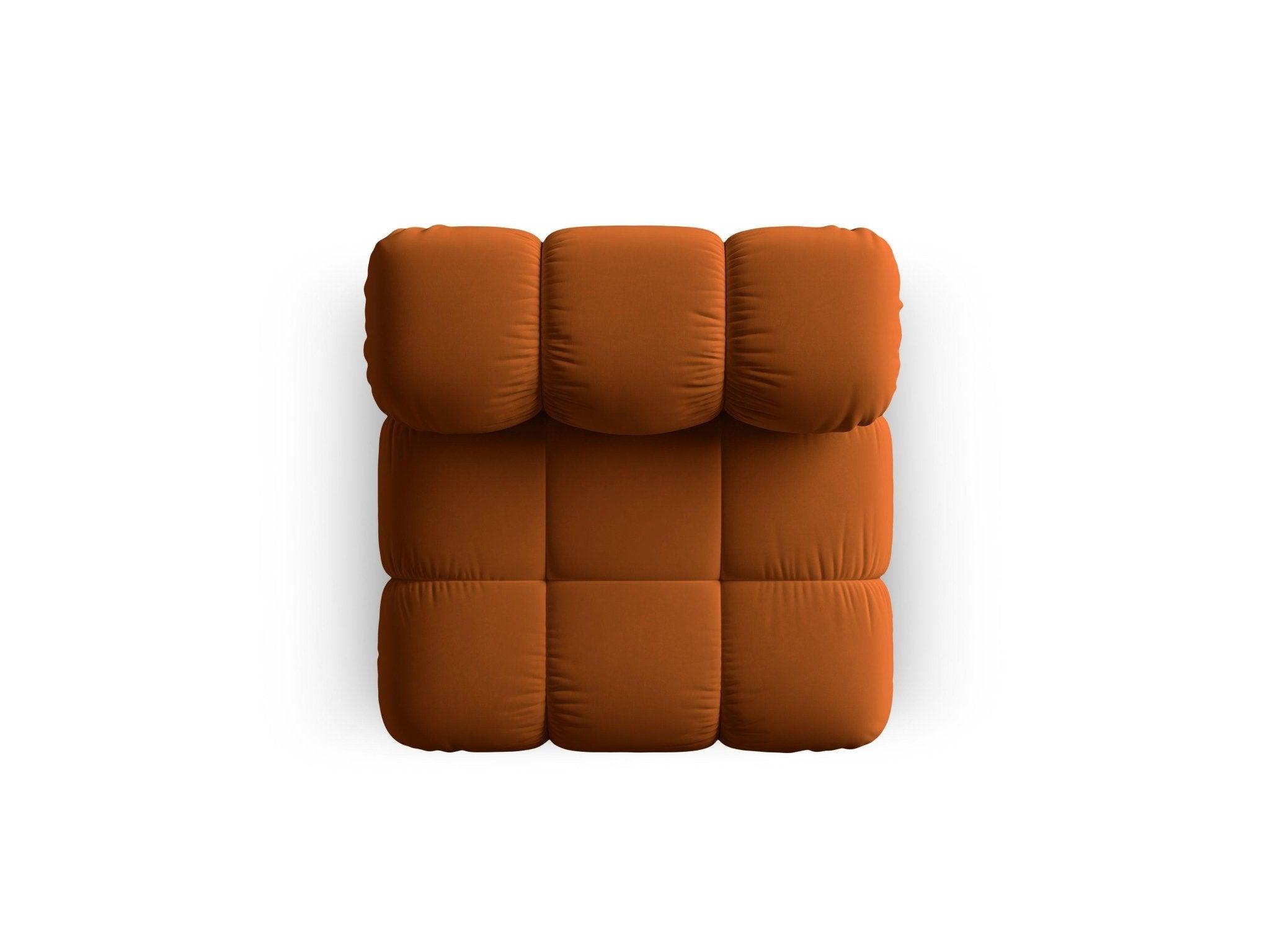 Fotel / moduł aksamitny TROPEA terracotta Milo Casa Eye on Design