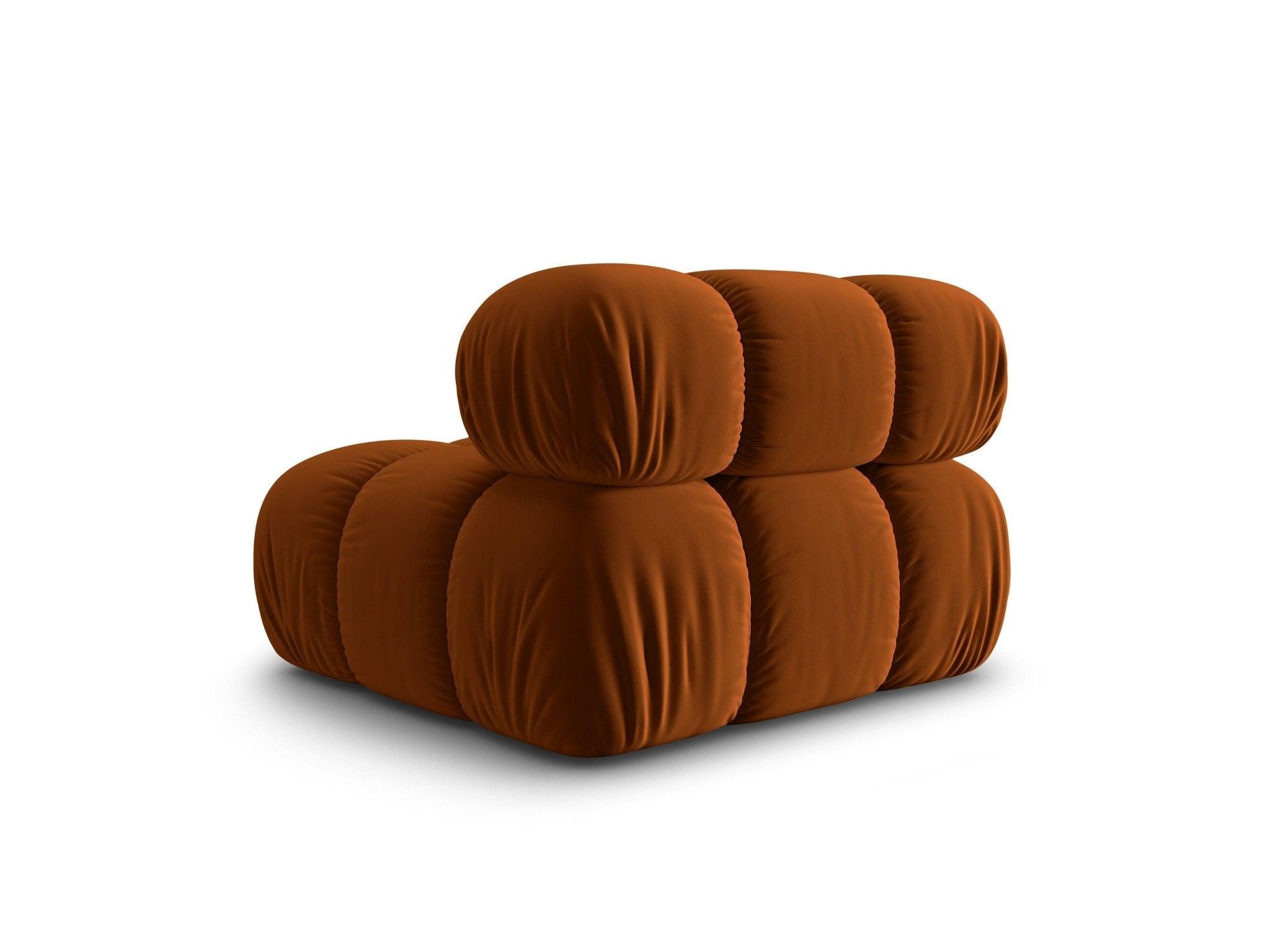 Fotel / moduł aksamitny TROPEA terracotta Milo Casa Eye on Design
