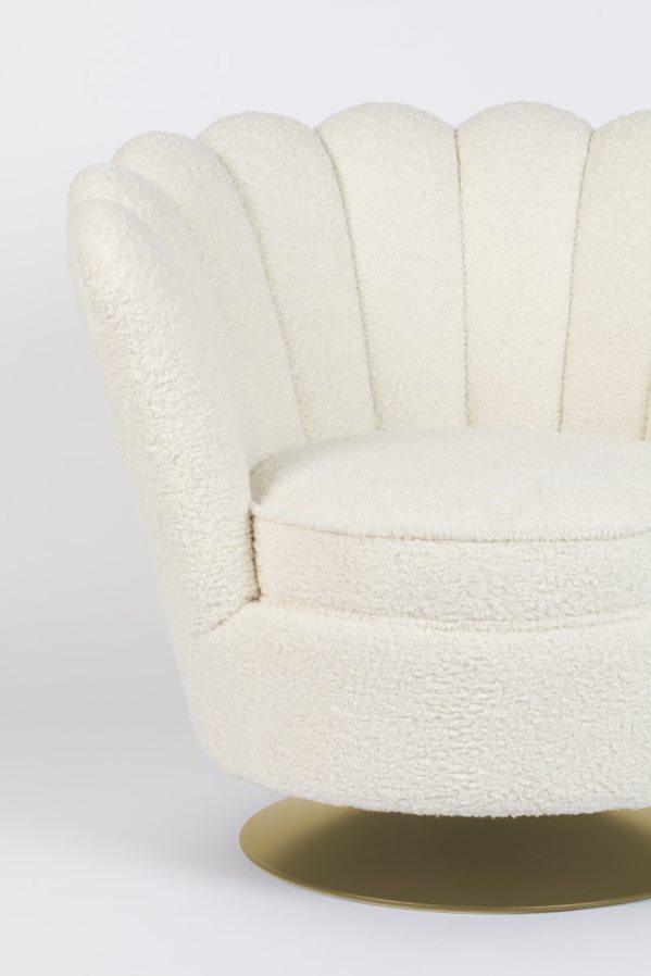 Fotel MOTHER OF ALL SHELLS TEDDY jasny beżowy Bold Monkey Eye on Design