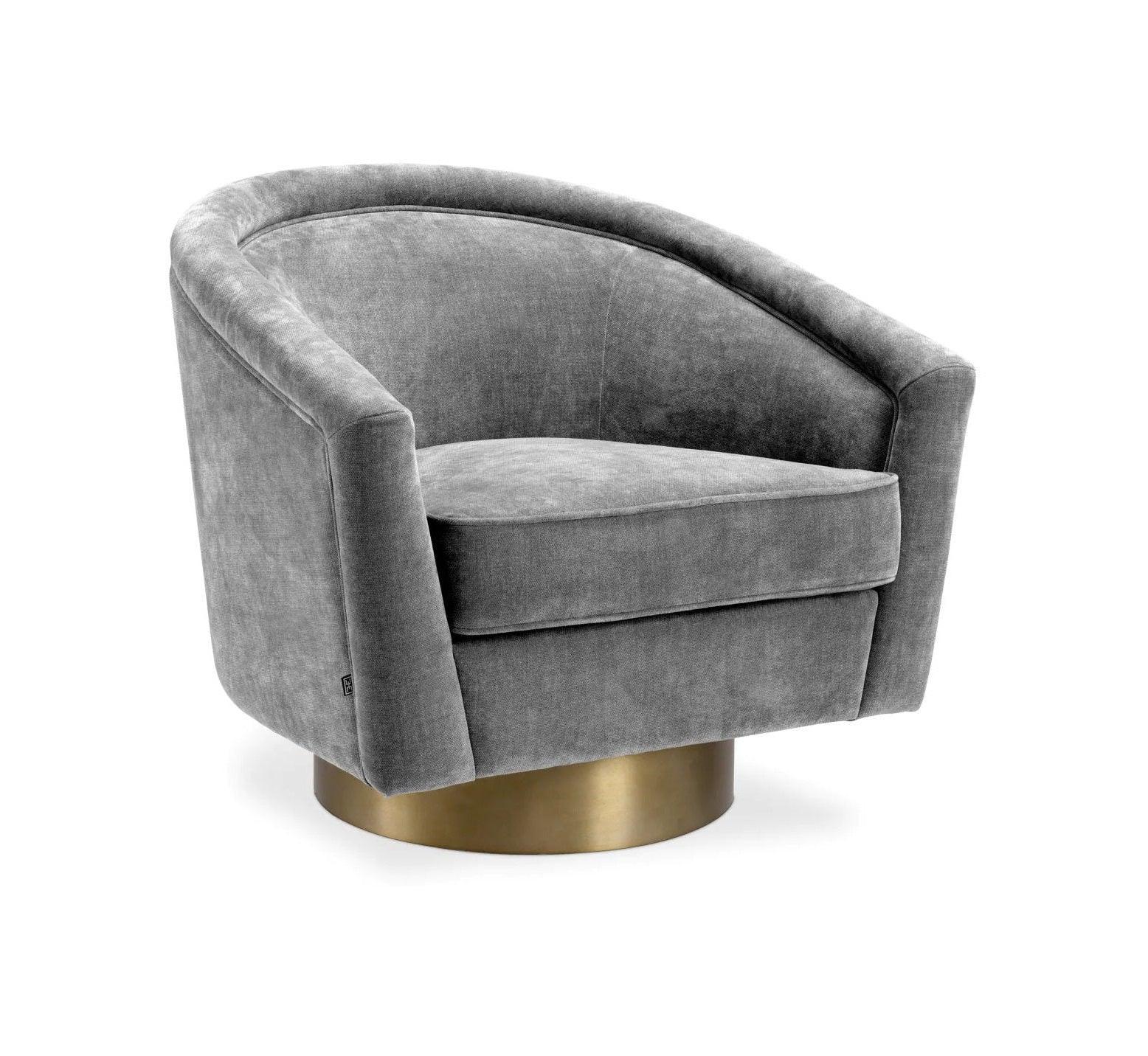 Fotel obrotowy CATENE szary Eichholtz Eye on Design