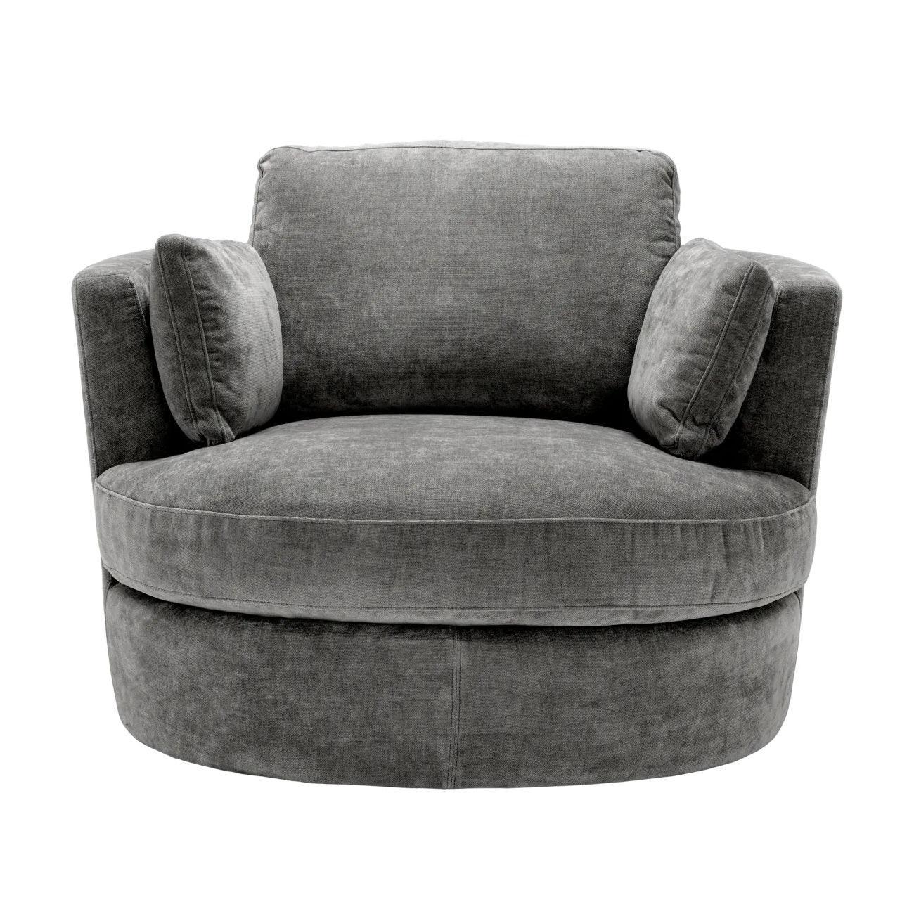 Fotel obrotowy CLARISSA szary Eichholtz Eye on Design