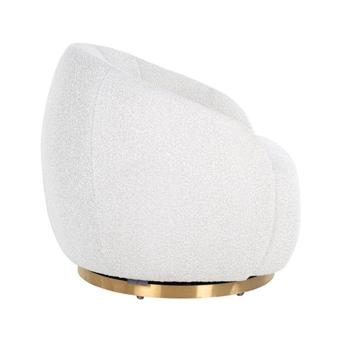 Fotel obrotowy JAGO biały boucle Richmond Interiors Eye on Design