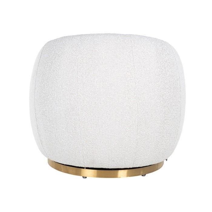 Fotel obrotowy JAGO biały boucle Richmond Interiors Eye on Design