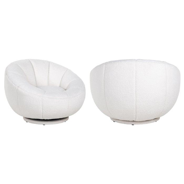 Fotel obrotowy KENDALL biały Richmond Interiors Eye on Design