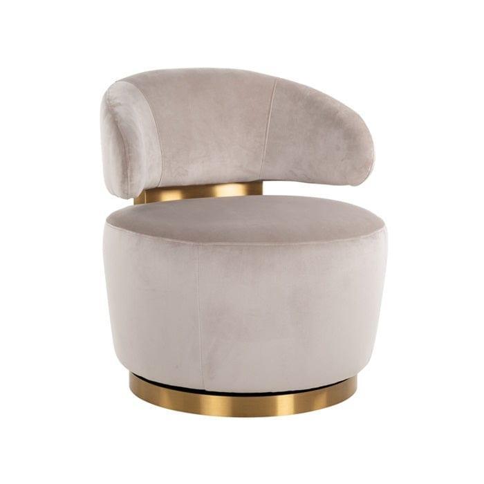 Fotel obrotowy MAXIME beżowy Richmond Interiors Eye on Design