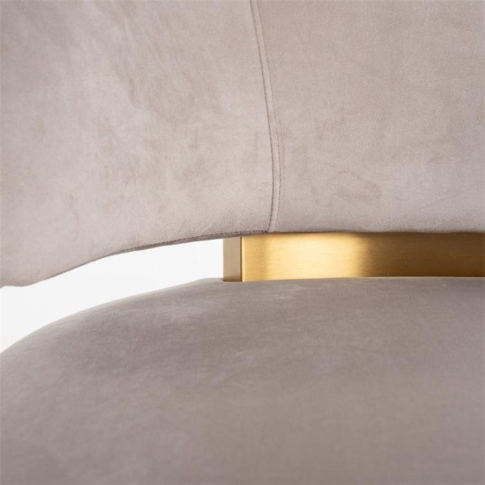 Fotel obrotowy MAXIME beżowy Richmond Interiors Eye on Design