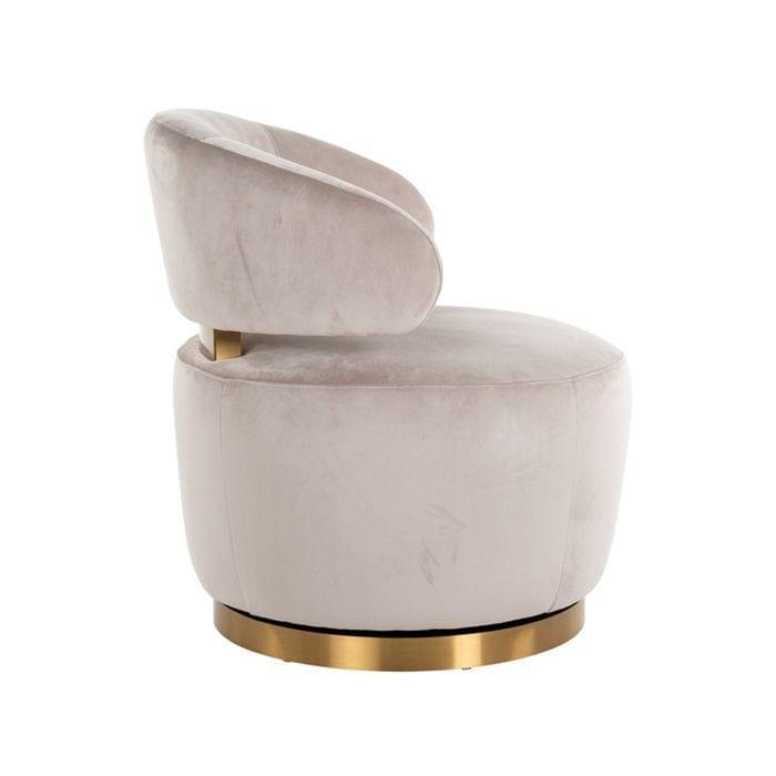 Fotel obrotowy MAXIME beżowy Richmond Interiors Eye on Design