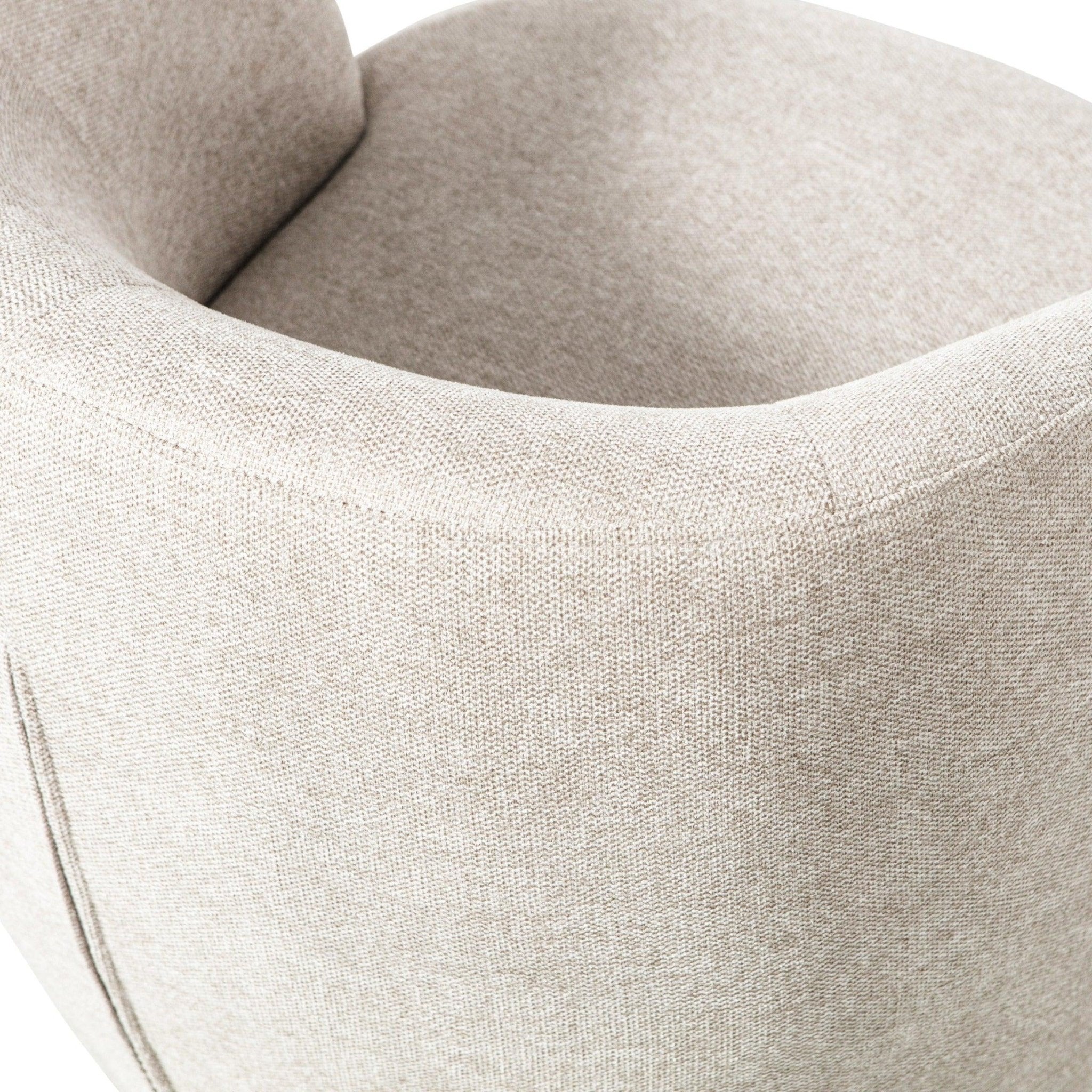 Fotel obrotowy SERRA kremowy Woood Exclusive Eye on Design