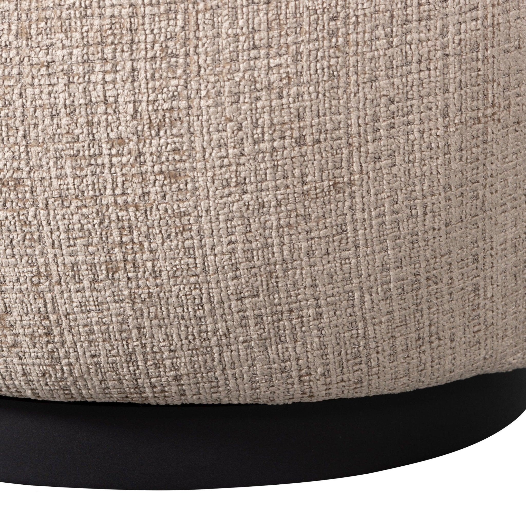 Fotel obrotowy WOOLLY piaskowy szenil Be Pure Eye on Design