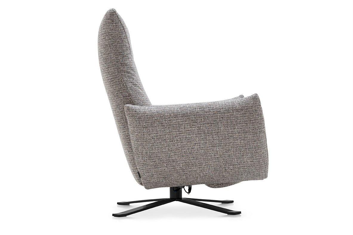 Fotel obrotowy wypoczynkowy POLSE tapicerowany Calligaris Eye on Design