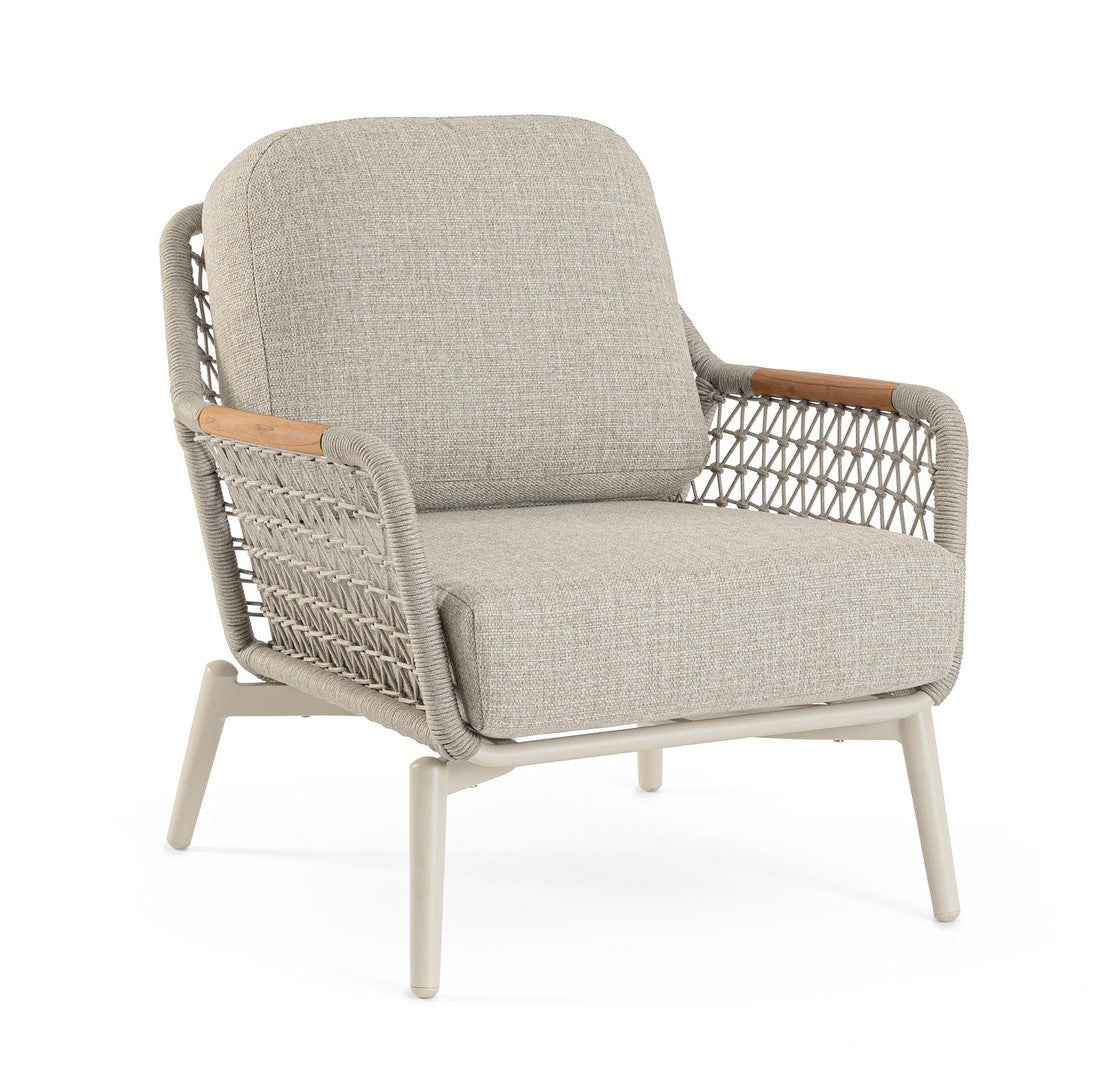 EULERO beige outdoor armchair
