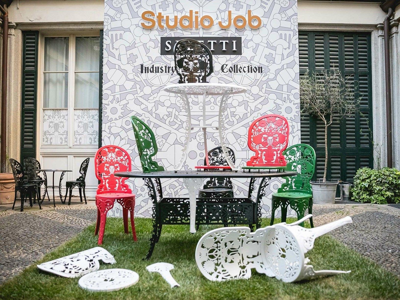 Fotel ogrodowy INDUSTRY biały Seletti Eye on Design