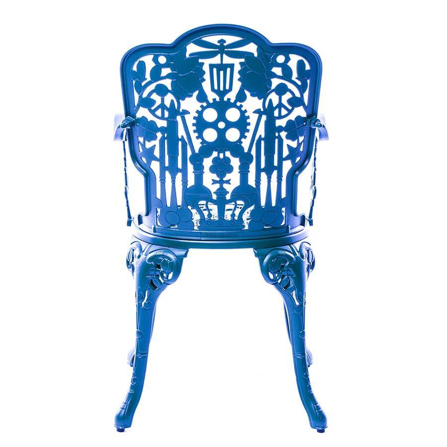 Fotel ogrodowy INDUSTRY niebieski Seletti Eye on Design