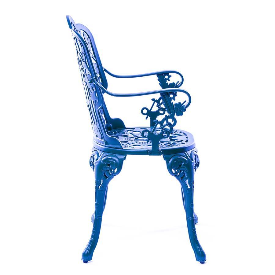 Fotel ogrodowy INDUSTRY niebieski Seletti Eye on Design
