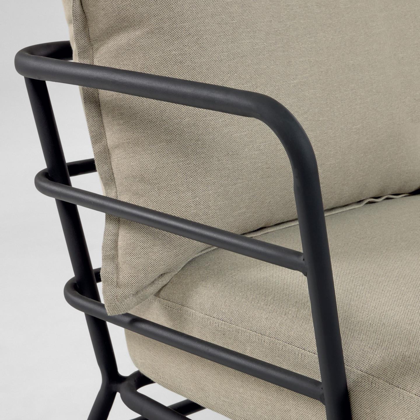Fotel ogrodowy MARELUZ czarny La Forma Eye on Design