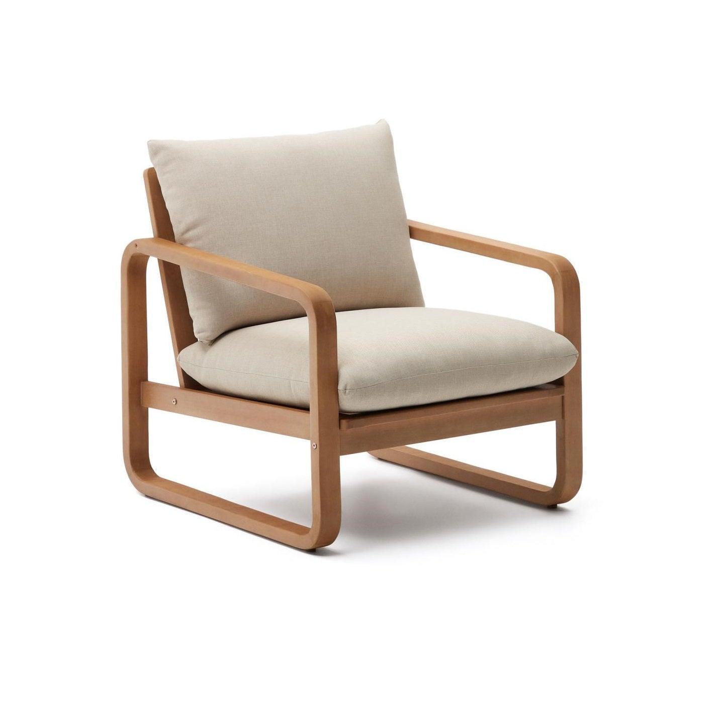 Fotel ogrodowy SACALETA lite drewno eukaliptusowe La Forma Eye on Design
