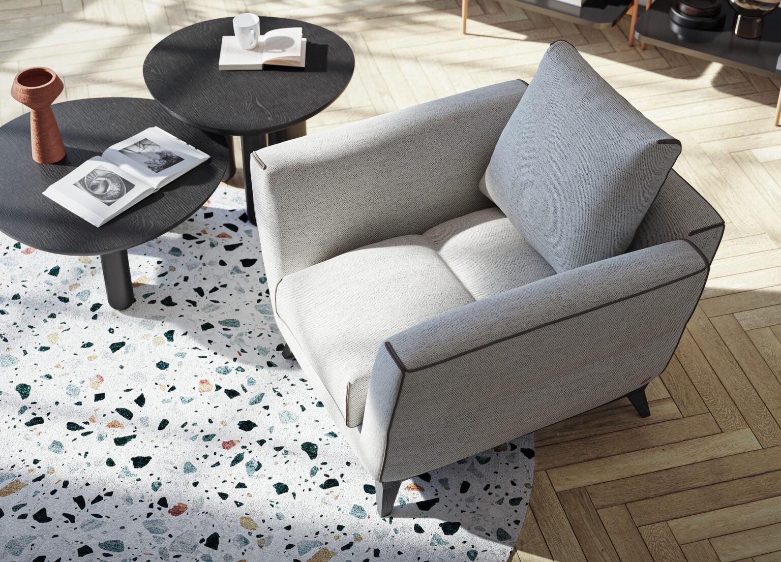 Fotel PERFECT DREAM żółty Liu Jo Living Eye on Design